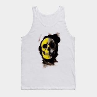 Yellow Skull Tank Top